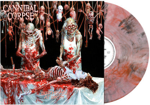 Cannibal Corpse - (PRESALE 7/10/26) Butchered At Birth (RED BLACK SMOKE VINYL) | Mint (M) Mint (M)-Classic Vinyl Record
