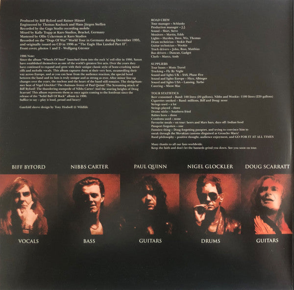Saxon - Dogs Of War Tour, 1995 (2xVINYL) | Mint (M) Mint (M)-Classic Vinyl Record
