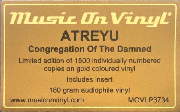 Atreyu - Congregation Of The Damned (COLOR VINYL) | Mint (M) Mint (M)-Classic Vinyl Record
