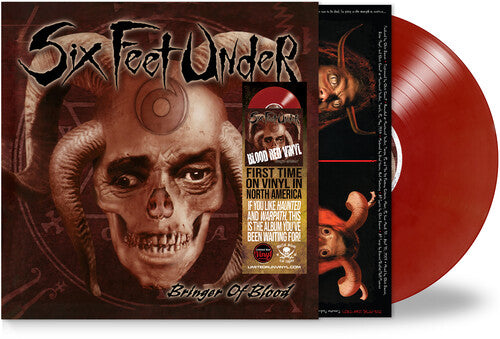 Six Feet Under - Bringer of Blood (BLOOD RED VINYL) | Mint (M) Mint (M)-Classic Vinyl Record