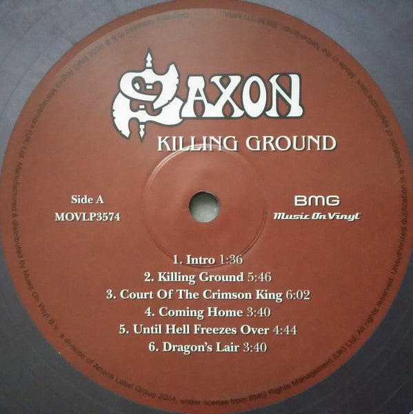 Saxon - Killing Ground (COLOR VINYL) | Mint (M) Mint (M)-Classic Vinyl Record