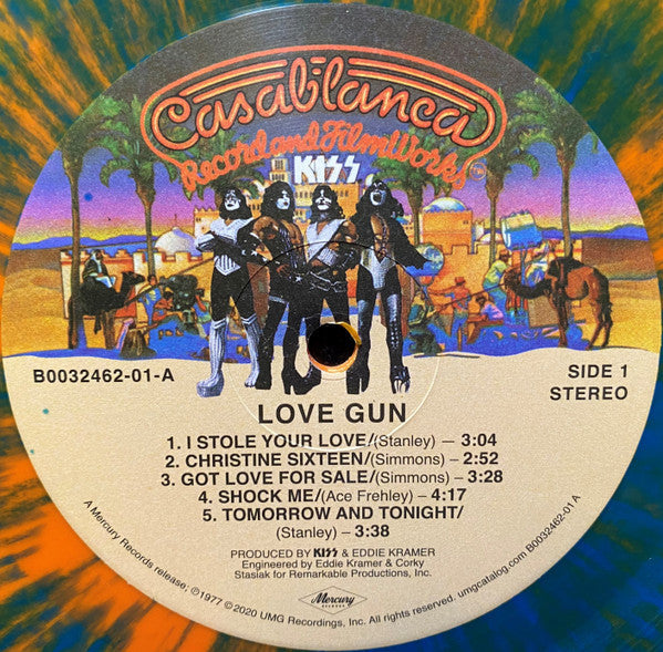 Kiss - Love Gun (COLOR VINYL) | Mint (M) Mint (M)-Classic Vinyl Record