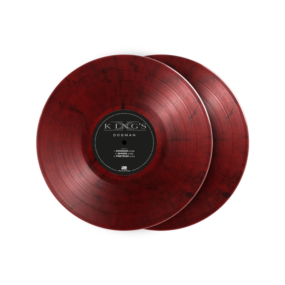 King's X - Dogman (MOV | RED & BLACK MARBLE 2LP) | Mint (M) Mint (M)-Classic Vinyl Record