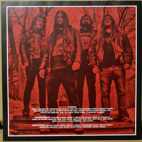 Abysse Mortifère (VINYL) | Mint (M) Mint (M)-Classic Vinyl Record