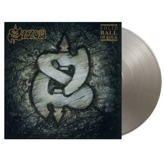 Saxon - Solid Ball Of Rock (SILVER VINYL) |-Classic Vinyl Record