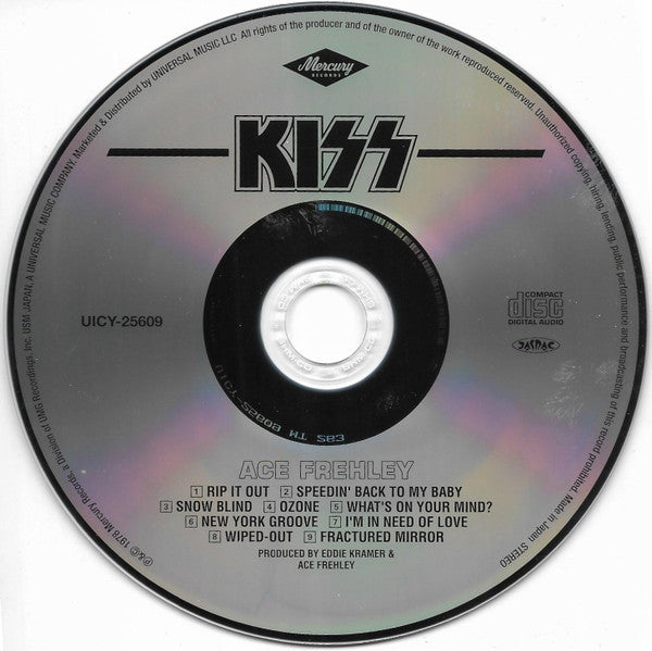 Kiss - Ace Frehley (CD) | Mint (M) Mint (M)-Classic Vinyl Record