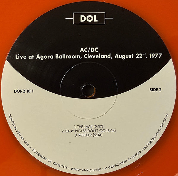 Live At Agora Ballroom, Cleveland, August 22, 1977 | Mint (M) Mint (M)-Classic Vinyl Record