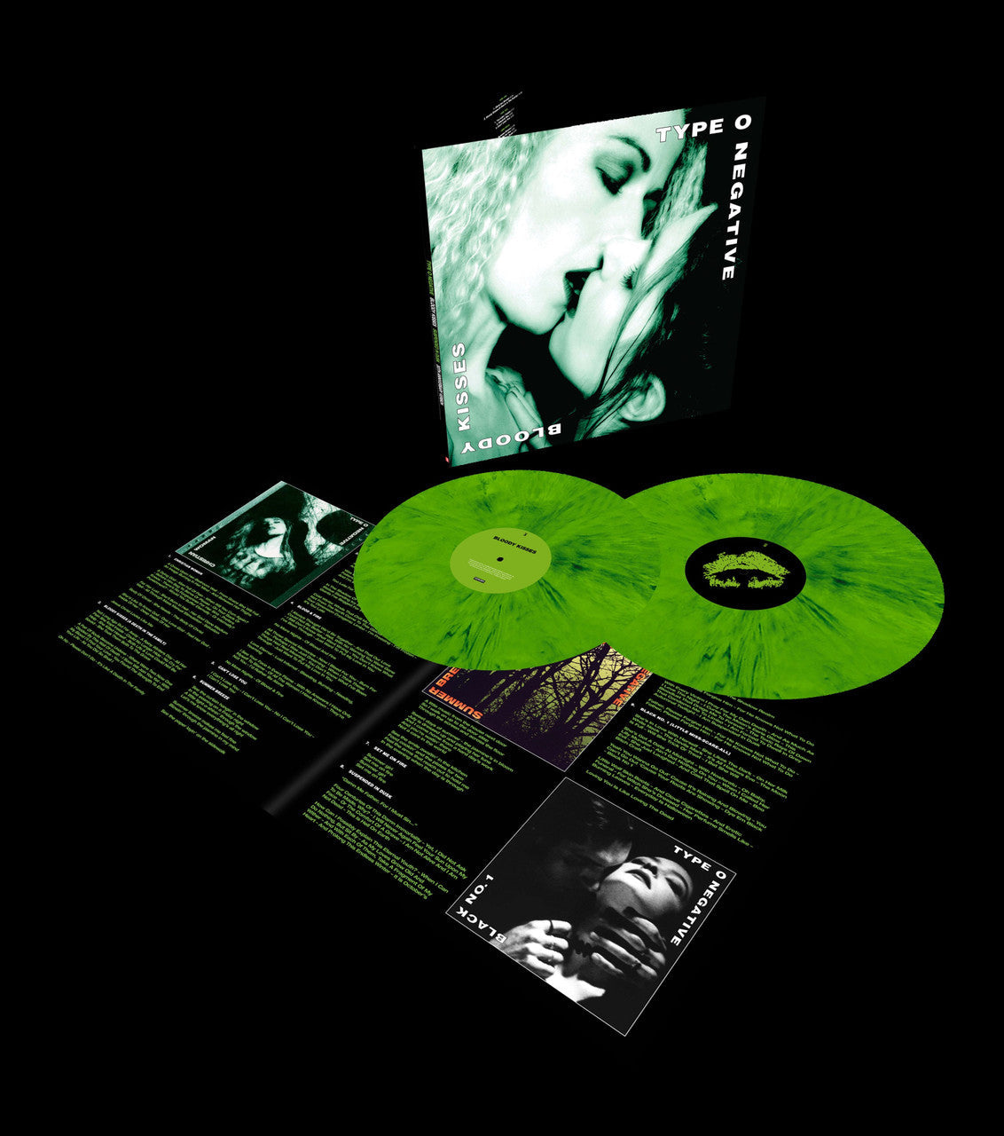 Type O Negative - Bloody Kisses: 30th Anniversary (GREEN VINYL) | Mint (M) Mint (M)-Classic Vinyl Record