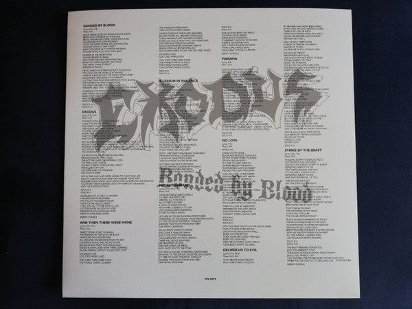 Exodus (6) - Bonded By Blood (VINYL) | Mint (M) Mint (M)-Classic Vinyl Record