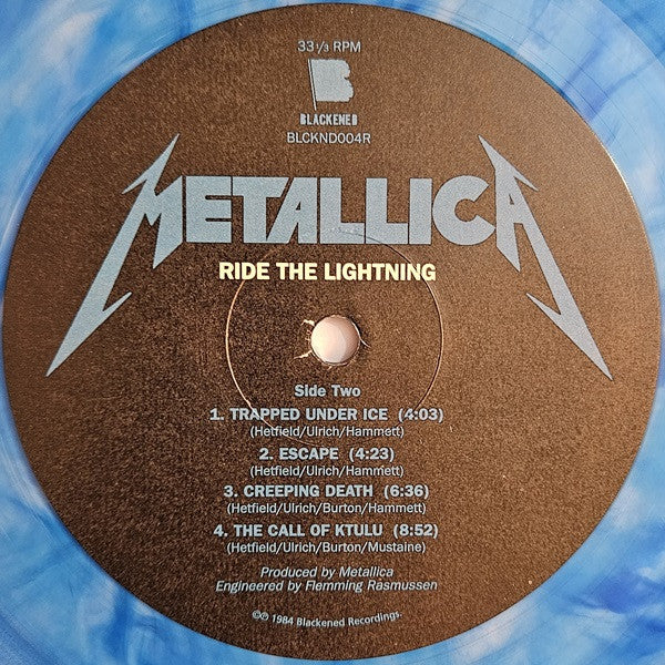 Metallica - Ride The Lightning (ELECTRIC BLUE VINYL) |-Classic Vinyl Record