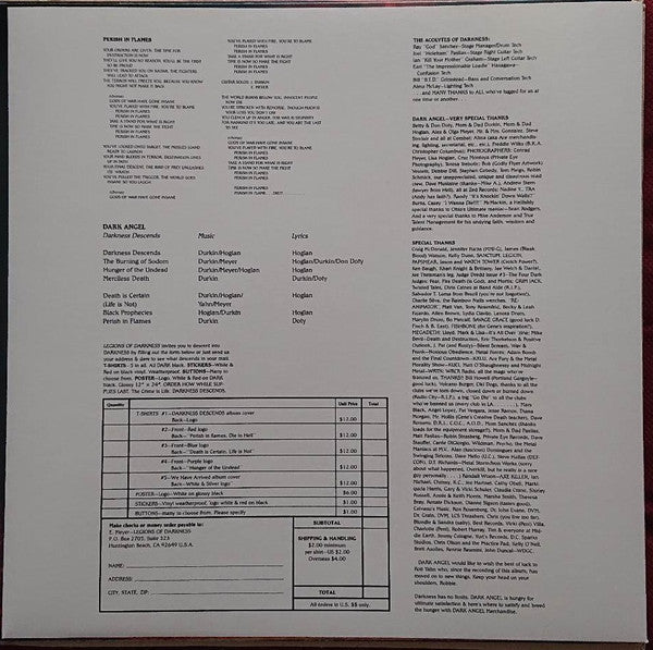 Darkness Descends (VINYL) |-Classic Vinyl Record