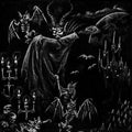 Satanic Warmaster - In Eternal Fire / Ghost Wolves (7" VINYL) | Near Mint (NM) Near Mint (NM)-Classic Vinyl Record