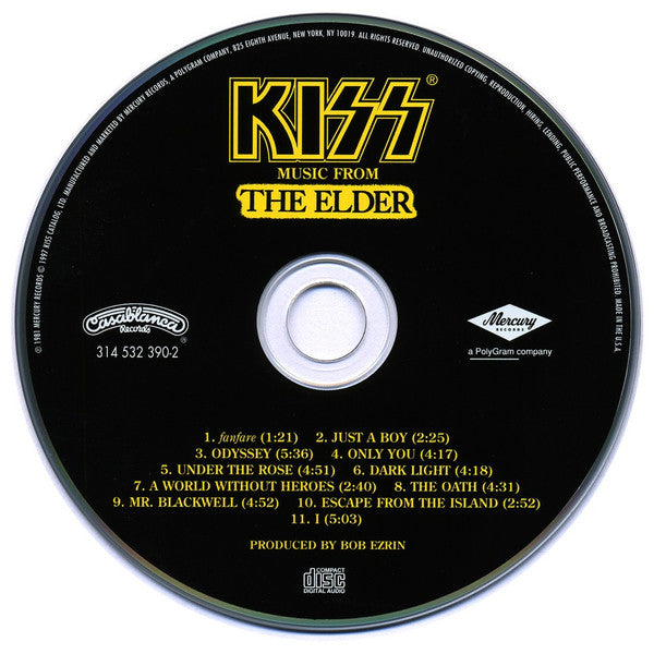 KISS - (Music From) The Elder (CD) | Near Mint (NM) Near Mint (NM)-Classic Vinyl Record