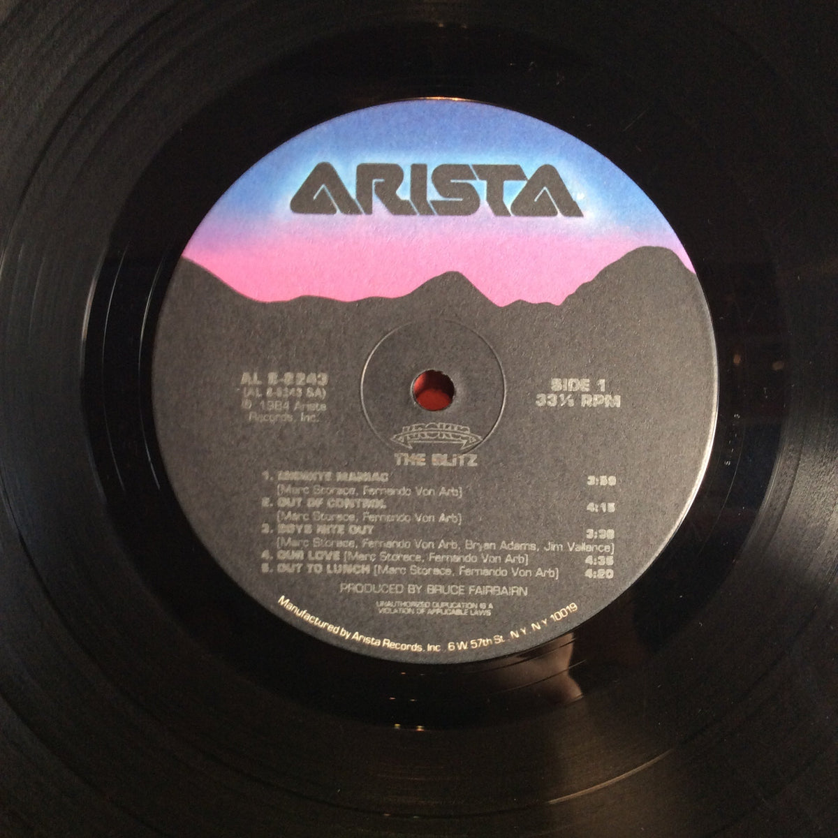 Krokus - The Blitz (VINYL) | Excellent (EX)-Classic Vinyl Record
