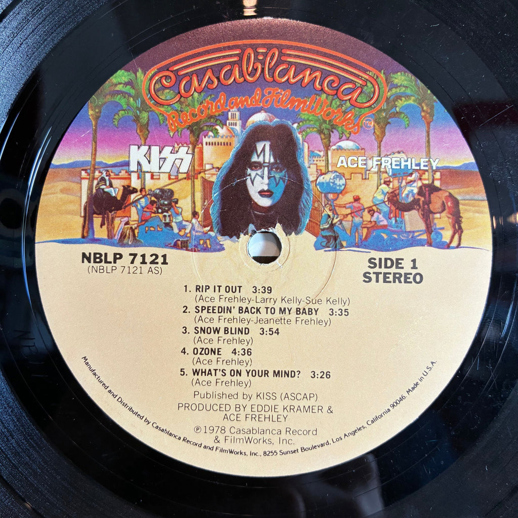 Kiss - Ace Frehley (VINYL) *WITH POSTER* | Very Good (VG) Very Good (VG)-Classic Vinyl Record