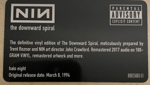 Nine Inch Nails - The Downward Spiral (VINYL 2xLP) | NEW Mint (M) Mint (M)-Classic Vinyl Record