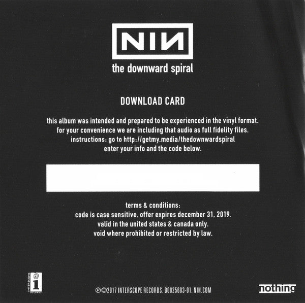 The Downward Spiral | Mint (M) Mint (M)-Classic Vinyl Record