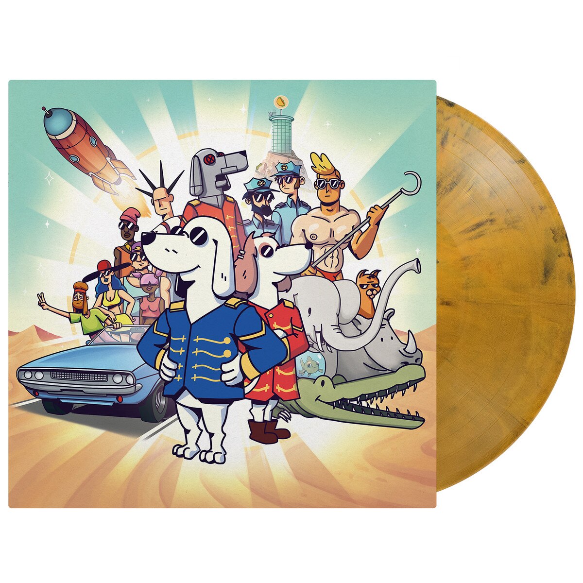 Bakermat - (PRESALE 7/10/26) Ringmaster (MOV 180G GATEFOLD YELLOW BLACK RED MARBLE VINYL) | Mint (M) Mint (M)-Classic Vinyl Record