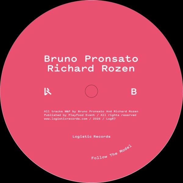 Bruno Pronsato, Richard Rozen - (PRESALE 9/7/26) EP 2 (VINYL) | Mint (M) Mint (M)-Classic Vinyl Record