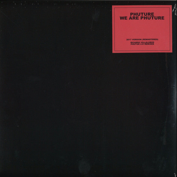 We Are Phuture (Ricardo Villalobos Phutur I - IV Remixes) | Mint (M) Mint (M)-Classic Vinyl Record