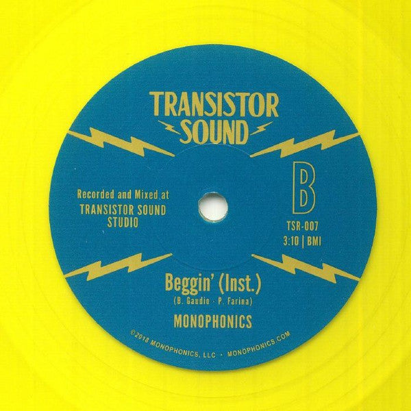 Monophonics - Beggin' (7" COLOR VINYL) | Mint (M) Generic-Classic Vinyl Record