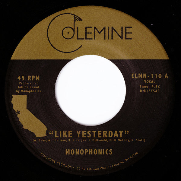 Like Yesterday / Freedom | Mint (M) Generic-Classic Vinyl Record