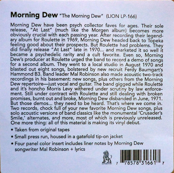 The Morning Dew | Mint (M) Mint (M)-Classic Vinyl Record