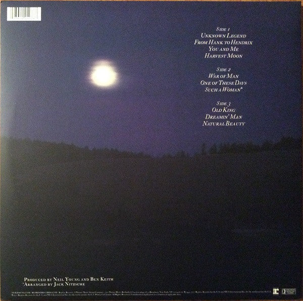Neil Young Harvest Moon Reprise Records LP + LP, S/Sided, Etch + Album, RSD, RE Mint (M) Mint (M)-Classic Vinyl Record