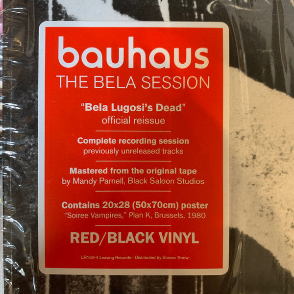 Bauhaus - The Bela Session (IEX: RED & BLACK SPLATTER VINYL) | Mint (M) Mint (M)-Classic Vinyl Record