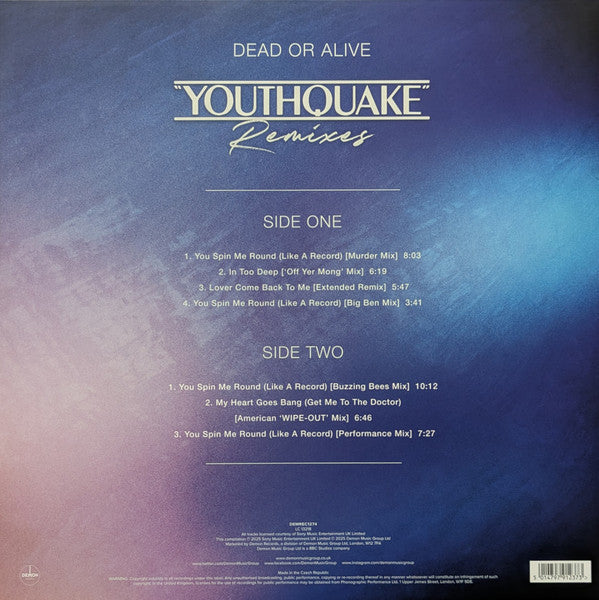 Dead Or Alive - Youthquake Remixes *RSD* |-Classic Vinyl Record