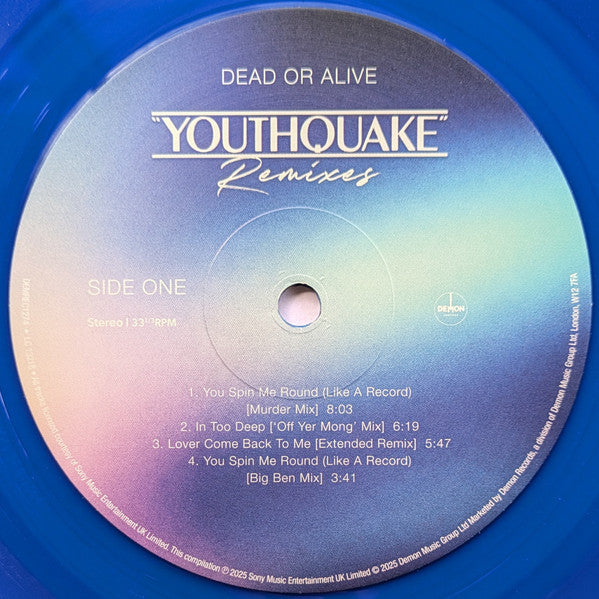 Dead Or Alive - Youthquake Remixes *RSD* |-Classic Vinyl Record