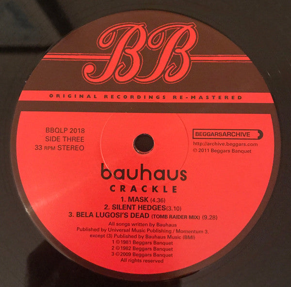 Bauhaus - Best Of Bauhaus | Crackle | Mint (M) Mint (M)-Classic Vinyl Record