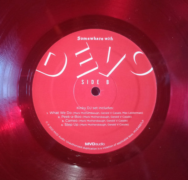 Somewhere With Devo (RED VINYL) | Mint (M) Mint (M)-Classic Vinyl Record