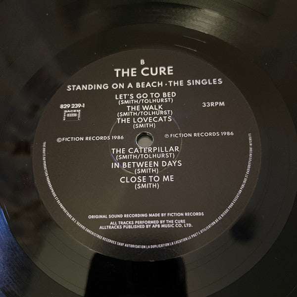 The Cure - Standing On A Beach · The Singles (UNOFFICIAL VINYL) |-Classic Vinyl Record