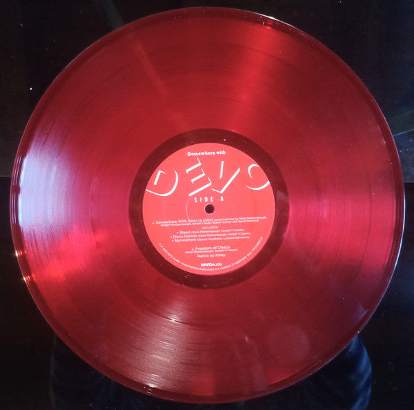 Somewhere With Devo (RED VINYL) | Mint (M) Mint (M)-Classic Vinyl Record