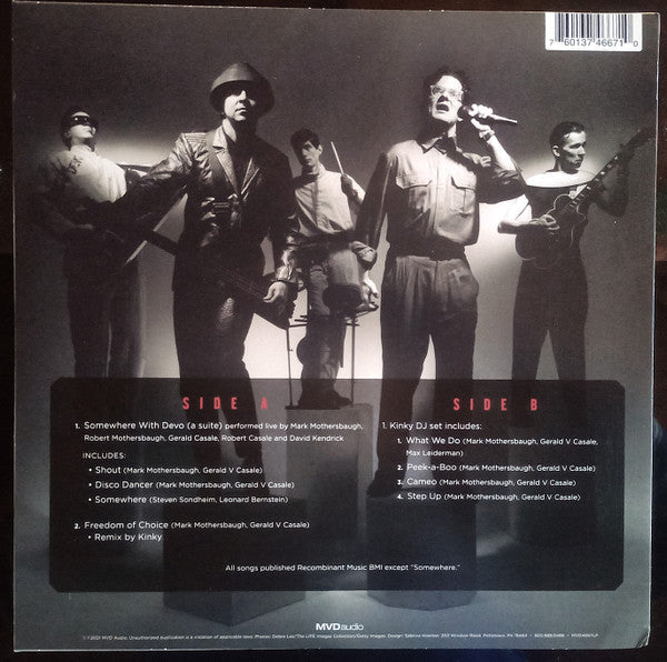 Somewhere With Devo (RED VINYL) | Mint (M) Mint (M)-Classic Vinyl Record