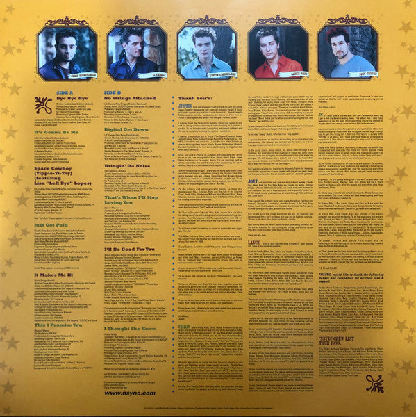 *NSYNC - No Strings Attached (PICTURE VINYL) | Mint (M) Mint (M)-Classic Vinyl Record