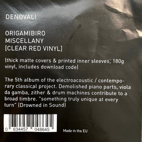 Origamibiro - Miscellany | Mint (M) Mint (M)-Classic Vinyl Record