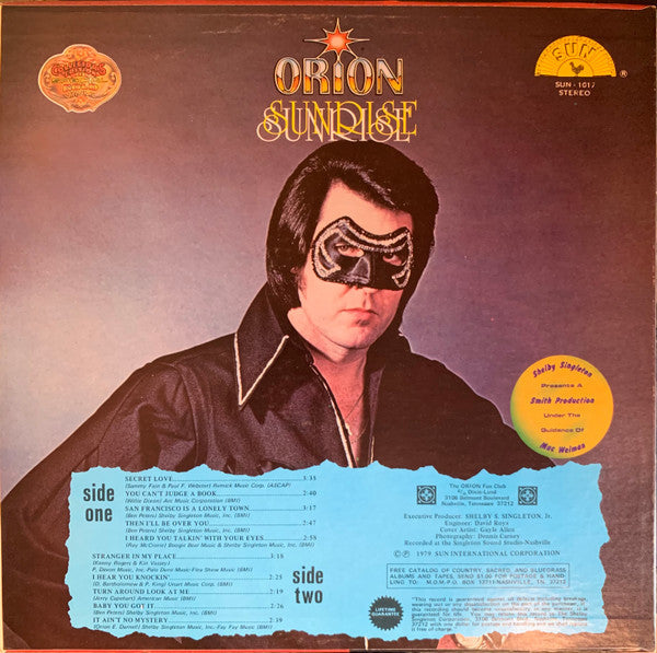 Orion (23) - Sunrise | Near Mint (NM) Near Mint (NM)-Classic Vinyl Record