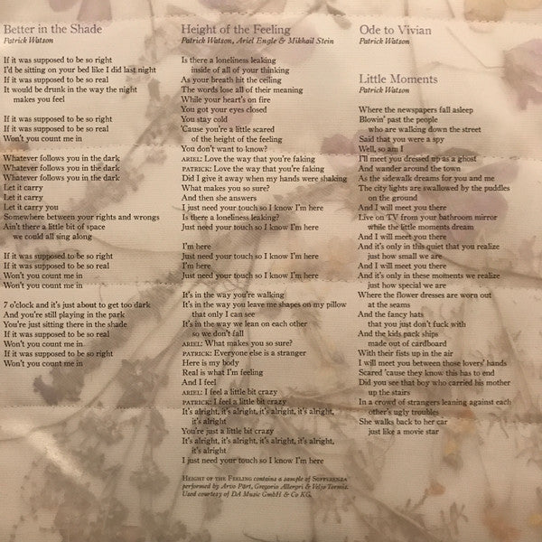 Patrick Watson (2) - Better In The Shade | Mint (M) Mint (M)-Classic Vinyl Record