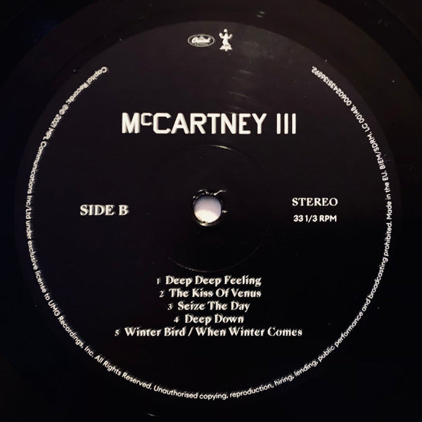 Paul McCartney - McCartney III | Mint (M) Mint (M)-Classic Vinyl Record