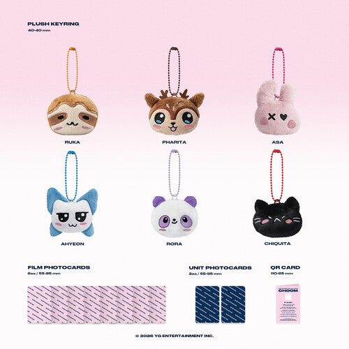 BABYMONSTER - (PRESALE 5/15/26) Choom (PLUSH KEYRING PHOTOS DIGITAL DOWNLOAD) |-Classic Vinyl Record