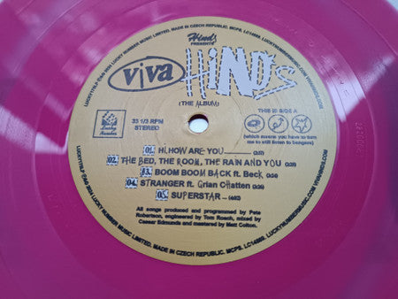 Hinds - Viva Hinds (PINK IN TRANSPARENT VINYL) | Mint (M) Mint (M)-Classic Vinyl Record