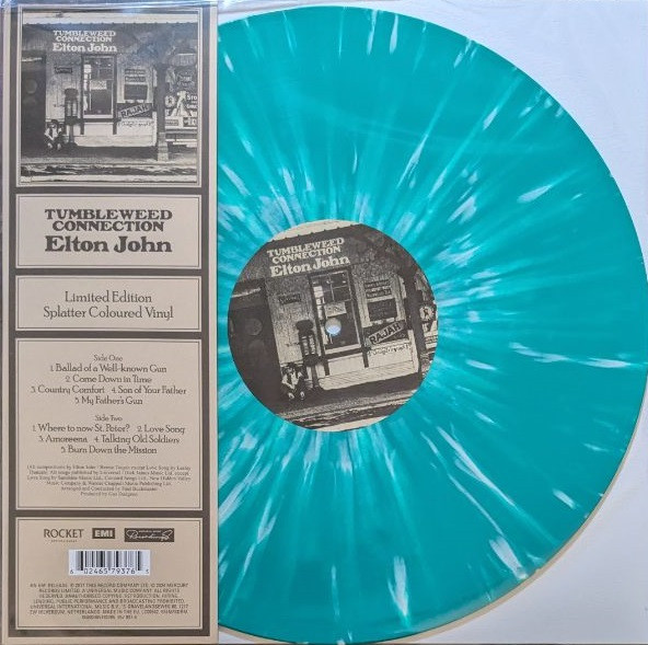 Elton John - Tumbleweed Connection (GREEN SPLATTER VINYL) | Mint (M) Mint (M)-Classic Vinyl Record