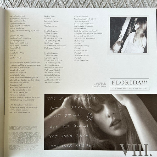 Taylor Swift - The Tortured Poets Department (GHOSTED WHITE VINYL) | Mint (M) Mint (M)-Classic Vinyl Record
