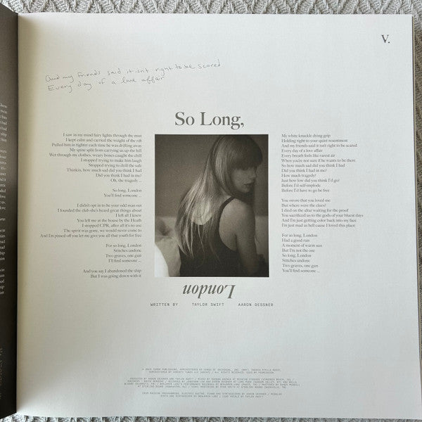 Taylor Swift - The Tortured Poets Department (GHOSTED WHITE VINYL) | Mint (M) Mint (M)-Classic Vinyl Record