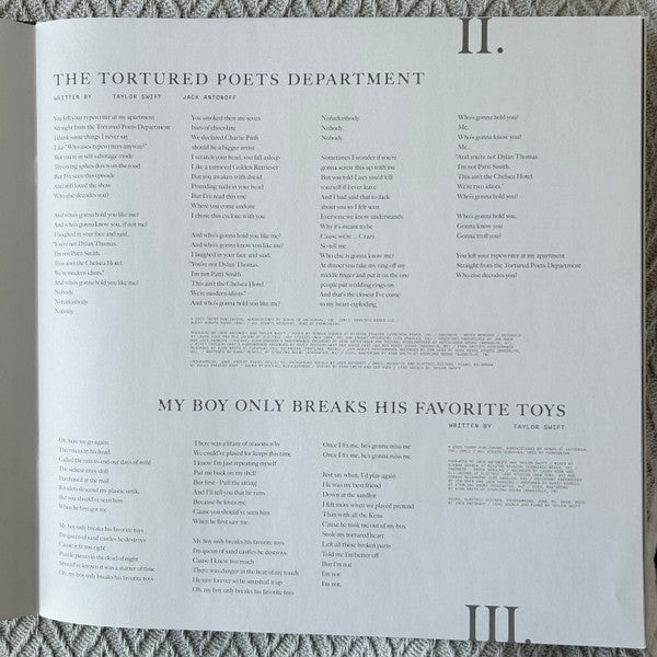 Taylor Swift - The Tortured Poets Department (GHOSTED WHITE VINYL) | Mint (M) Mint (M)-Classic Vinyl Record