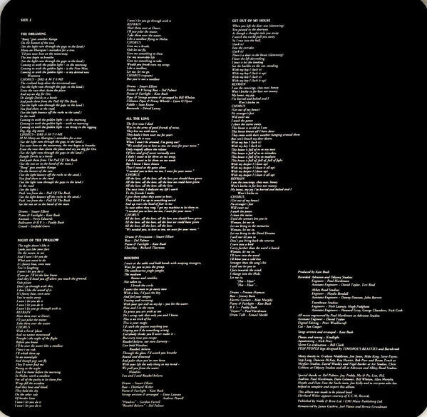 Kate Bush - The Dreaming: 2018 Remaster (IEX: SMOKEY VINYL) | Mint (M) Mint (M)-Classic Vinyl Record