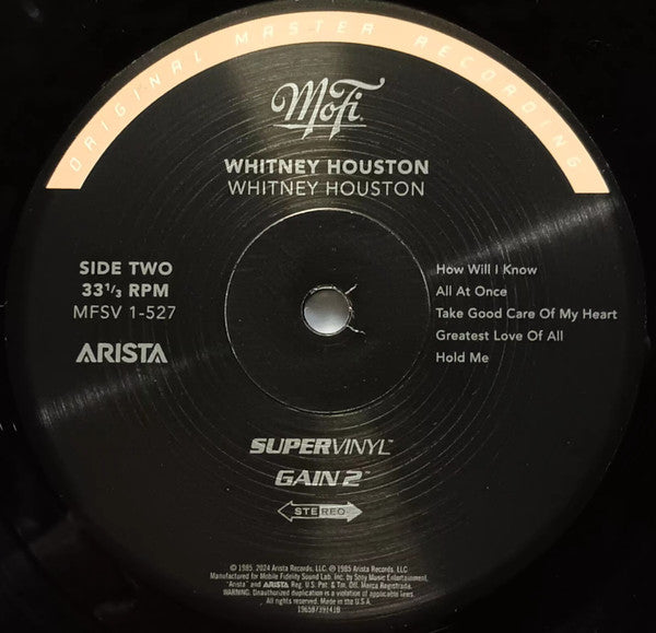Whitney Houston - Whitney Houston | Mint (M) Mint (M)-Classic Vinyl Record