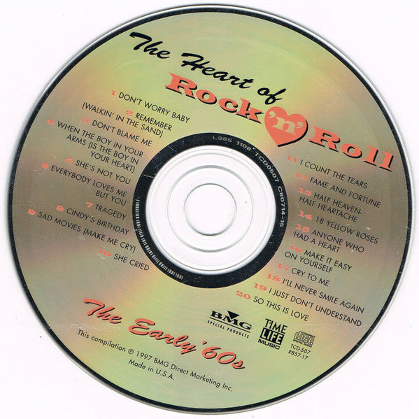 The Heart Of Rock 'N' Roll - The Early '60s *CD* | Mint (M) Mint (M)-Classic Vinyl Record